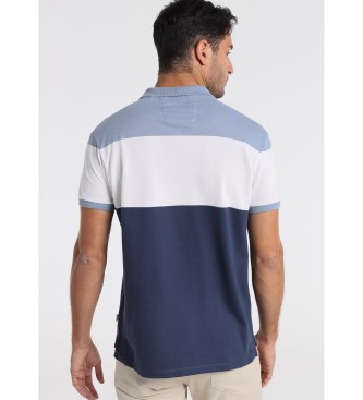 Bendorff Driekleur blauw polo shirt