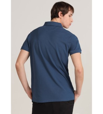 Bendorff Polo pique short sleeve logo edition blue