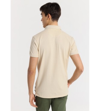 Bendorff BENDORFF - Classic style short sleeve pique polo shirt beige