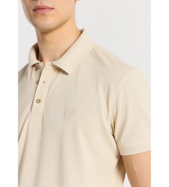 Bendorff BENDORFF - Klasyczna koszulka polo z krótkim rękawem w kolorze beżowym