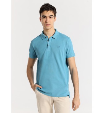Bendorff BENDORFF - Short-sleeved pique polo shirt classic style blue