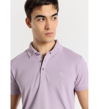 Bendorff BENDORFF - Classic style short sleeve pique polo shirt purple