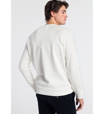 Bendorff Sweatshirt col rond blanc