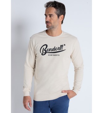 Bendorff Basic sweatshirt med vit boxkrage