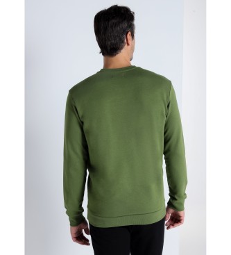 Bendorff BENDORFF - Basic sweatshirt met boxkraag groen