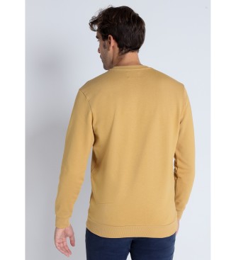 Bendorff BENDORFF - Senfgelbes Basic-Sweatshirt mit Boxkragen