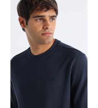 Bendorff Sweatshirt bsica com logtipo azul-marinho