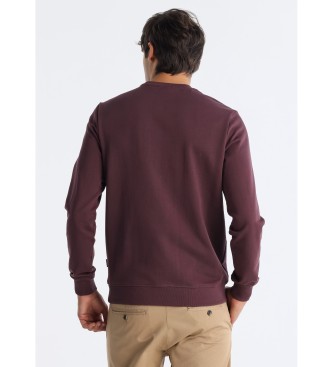 Bendorff Sweatshirt com grfico linear castanho