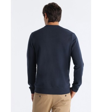 Bendorff Sweatshirt grfica linear azul-marinho