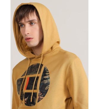 Bendorff Graphic hooded sweatshirt yellow