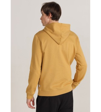 Bendorff Grafisch sweatshirt met capuchon geel