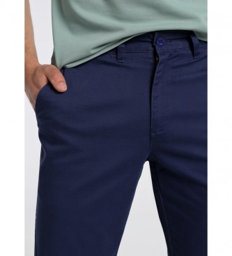 Bendorff Navy blue Confort Fit Chino Trousers