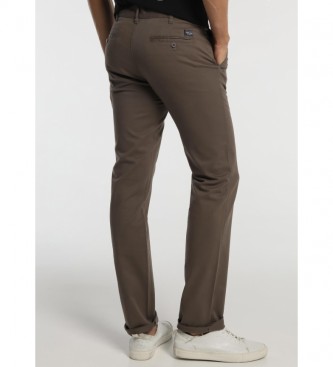 Bendorff Chino Trousers Confort Fit dark brown 