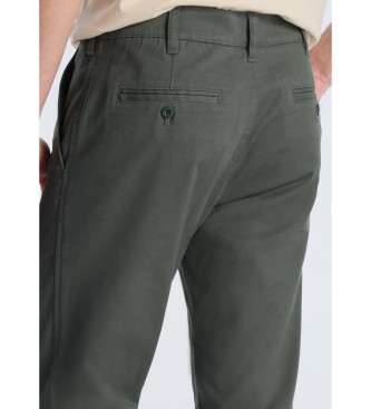 Bendorff Khaki grey Confort Fit Chino Trousers