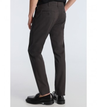 Bendorff Pantalon Chino Confort Fit gris oscuro