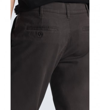 Bendorff Pantalon Chino Confort Fit gris oscuro