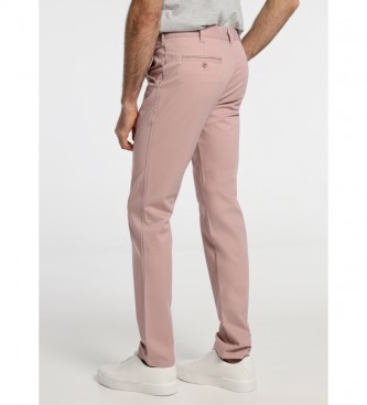 Bendorff Comfort Fit Chino Trousers pink
