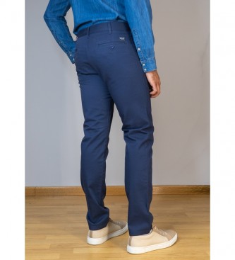 Bendorff Pantaloni chino blu comfort fit