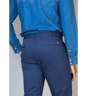 Bendorff Pantaloni chino blu comfort fit