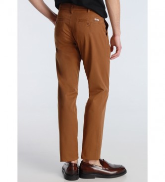 Bendorff Pantalon Chino Confort Fit marrón