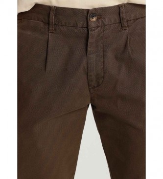 Bendorff Chino Trousers Brown Structure 