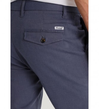 Bendorff Chino Trousers Blue Structure