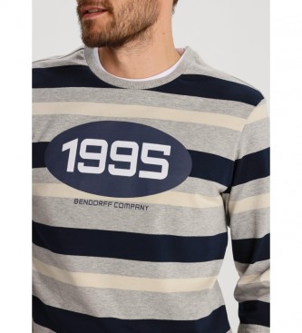 Bendorff Sweatshirt Woven Stripe 1995 azul