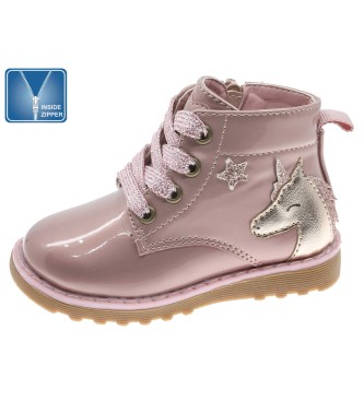 Beppi Ankle boots 2195001 metallic pink