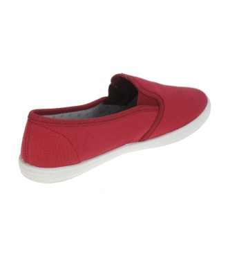 Beppi Red Canvas Sneakers