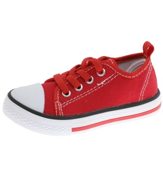 Beppi Sneakers in tela rossa