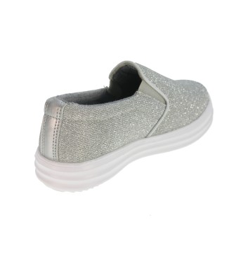 Beppi Casual silver sneakers