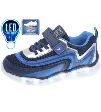 Beppi Schuhe Beleuchtung blau 