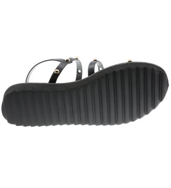 Beppi Casual wedge sandal 2201430 Black