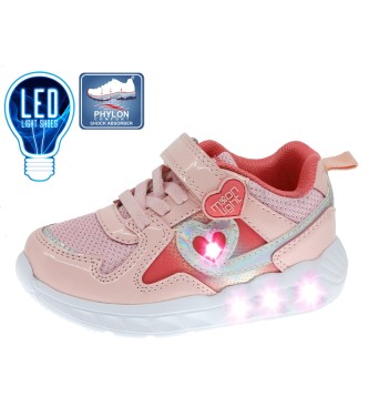 Beppi Zapatillas con luces 2194641 rosa