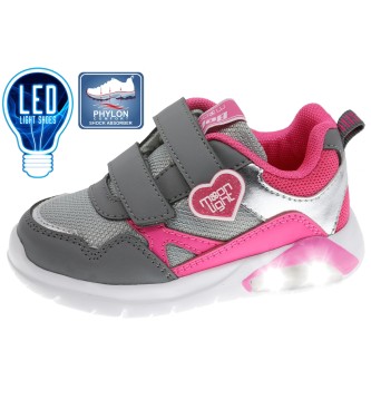 Beppi Zapatillas con luces 2194671 gris, rosa - Tienda Esdemarca calzado, moda y complementos - zapatos de y zapatillas de marca