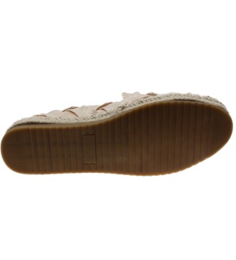 Beppi Espadrille style trainers 2200771 Beige