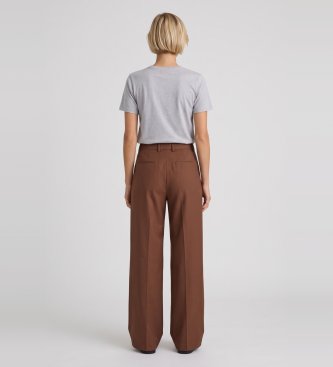 Berwich Brown pleated pants