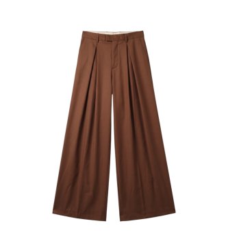 Berwich Brown pleated pants
