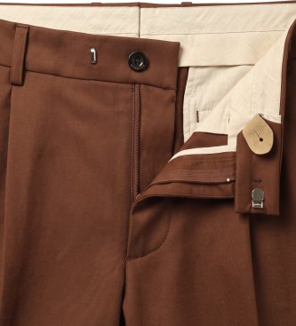 Berwich Brown pleated pants