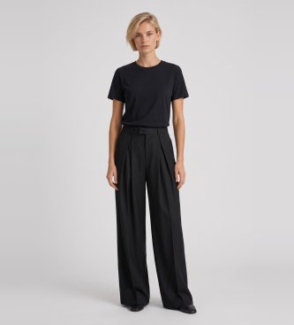 Berwich Black Pleat pants