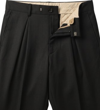 Berwich Black Pleat pants
