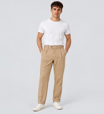Berwich Pantalon Retrolong beige