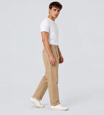 Berwich Pantalon Retrolong beige