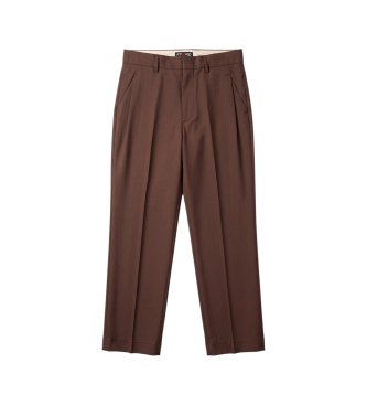 Berwich Pantalon Serena Crop marron
