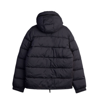 Bikkembergs Quilted coat made of Nylon navy