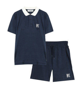 Bikkembergs Conjunto deportivo logotipo marino