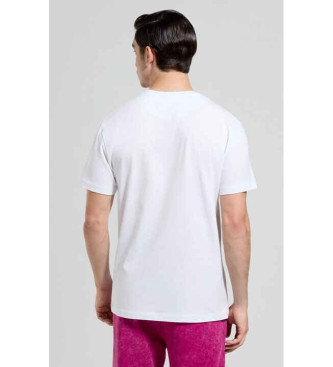 Bikkembergs T-shirt com estampado Pop branco