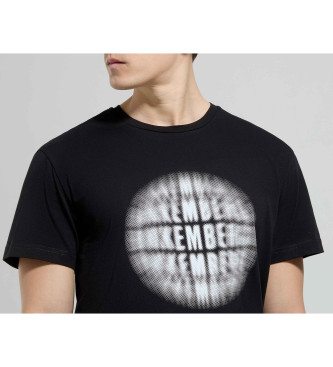 Bikkembergs T-Shirt mit schwarzem Pop-Aufdruck