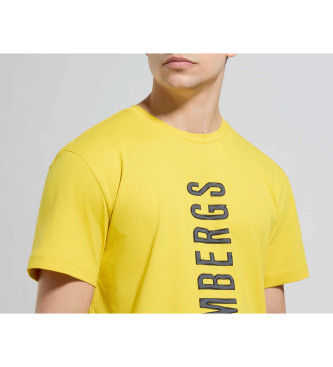 Bikkembergs T-shirt avec logo jaune