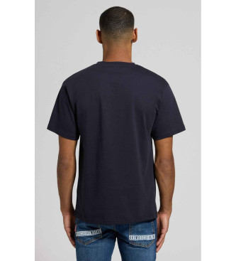 Bikkembergs T-shirt avec logo bleu marine